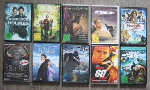 Konvolut dvd videos 1 - 18, &