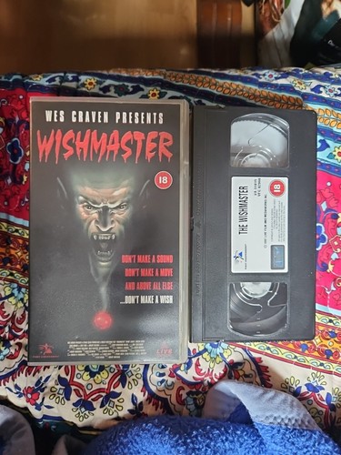Wes craven wishmaster vhs - on,