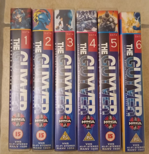 The guyver episoden - episoden, vhs